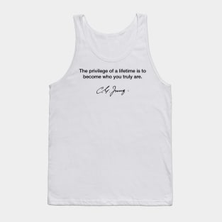 Becoming who you truly are - Carl Jung Tank Top